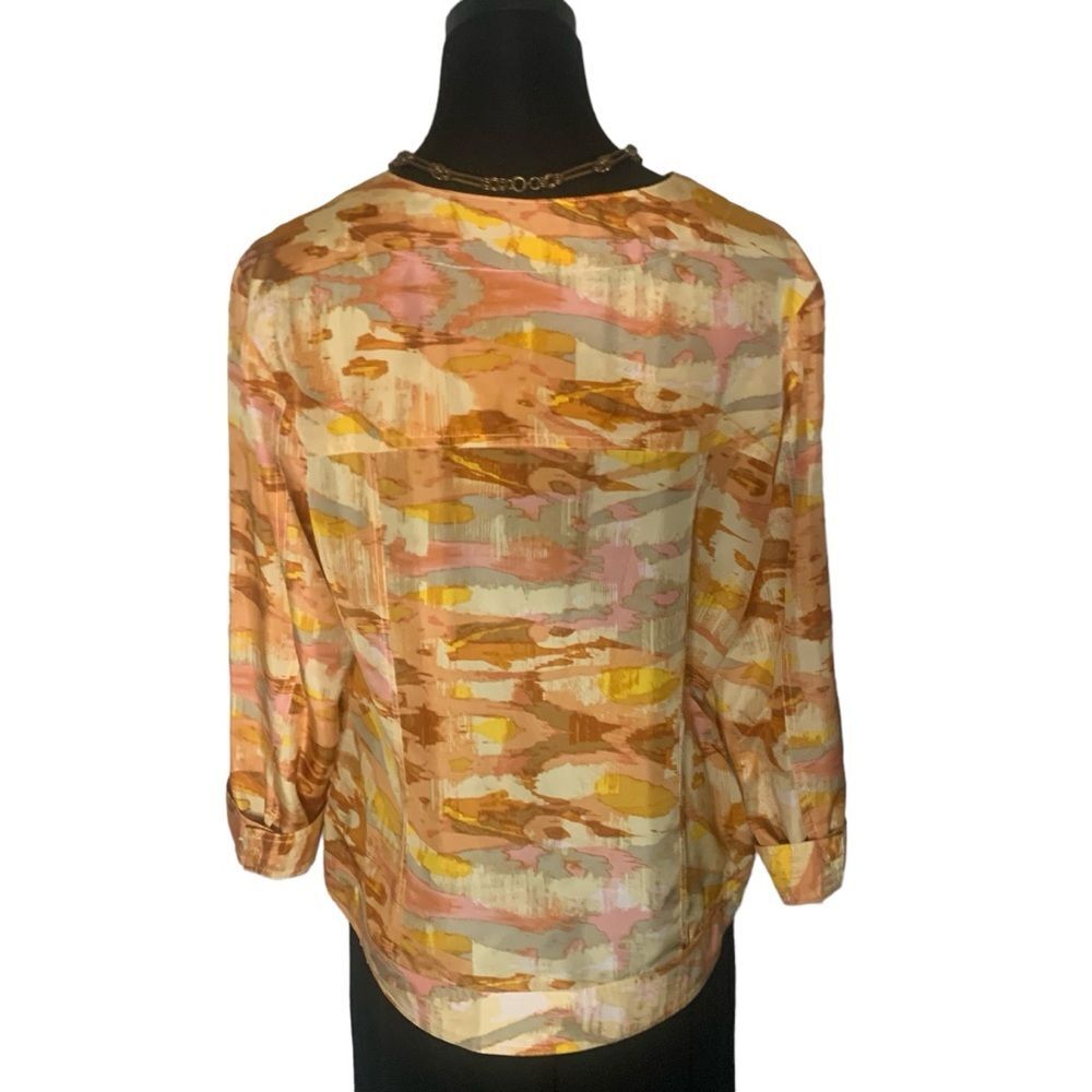 Pendleton Button Down Shacket Watercolor Silk Siz… - image 5